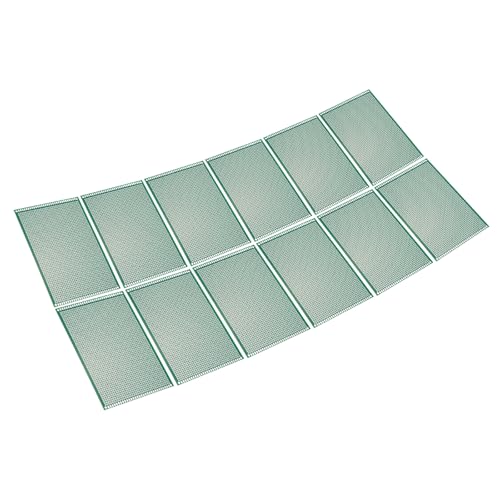 PATIKIL 4" x 6" PCB Board Circuit, 12 Pcs Single Sided Prototype Solder Boards for DIY Soldering and Electronic Project Circuit Boards Solderable Breadboard, Green - size: 4" x 6"