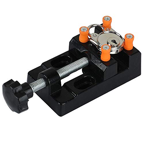 Mini Flat Clamp Table Jaw Bench Clamp Mini Drill Press Vice Opening Parallel Table Vise DIY Sculpture Craft Carving Tool