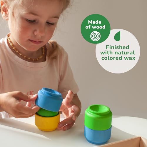 Ulanik Balls in Nests Starter Kit Montessori Toys for 1 Year Old