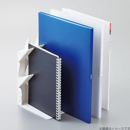 Lihit Lab A3577-24 Single Book Stand Bookend A4 Black - color: Black, size: Normal: Width: Approx. 7.9 inches (2, style: A4