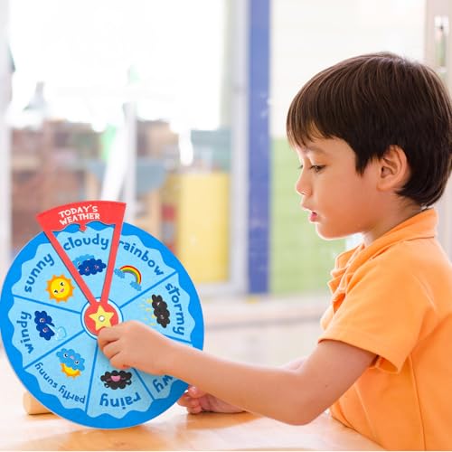 Marspark Weather Wheel, Educational and Learning Activities for Kids - style: Weather