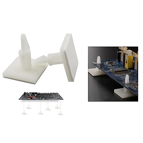 LQ Industrial 25pcs Sticky PCB Spacer Adhesive Standoffs Plastic Column 12.8mm Support Height for Circuit Board Fixed