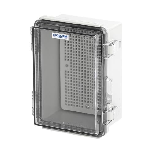 Mollom Transparent Cover Outdoor Junction Box (6.9x4.9x3.5In) - size: 6.9x4.9x3.5"