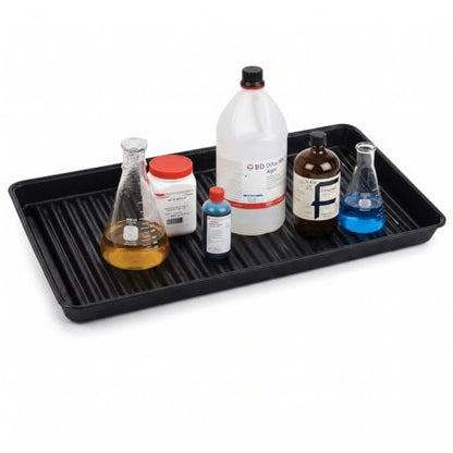 Eagle Spill Containment Utility Tray, 5 Gallon Sump, Made in USA, Black - color: Black