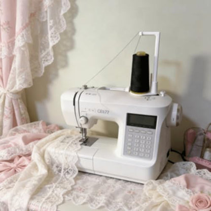 Sewing Machine Thread Stand, Vertical Spool Holder for Large Cones, Anti-Tangle Thread Guide, Universal Spool Pin for Home Sewing & Serger Machines