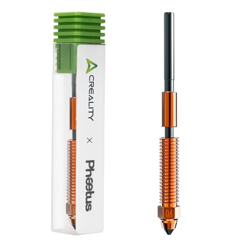 Creality Official K1C/K1 SE Phaetus Silicon Carbide Nozzle, 0.4mm Quick-Swap 3D Printer Nozzle Specially for Carbon Fiber, Wood, Glass Fiber Filament for Ender 3 V3, Ender 3 V3 Plus, K1, K1 Max - style: 1PCS 0.4mm - Phaetus Silicon Carbide