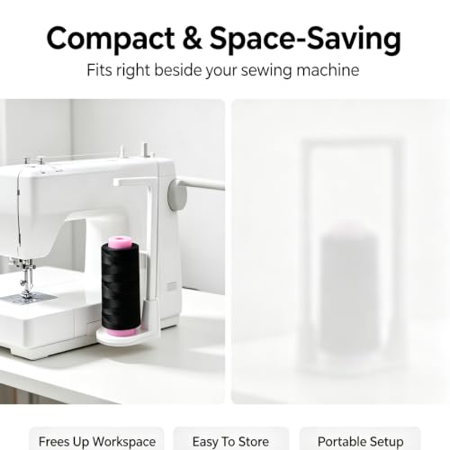 Large Capacity Thread Spool Stand for Top of Sewing Machine