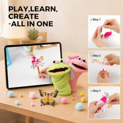 Jar Melo Crafts for Kids Ages 4-8, 21-Project Arts and Crafts Kit