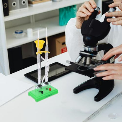 Water Electrolysis Experiment Device Electrolysis Unit for Demonstrating Water Oxygen Production Hydrogen Observation Teaching Instrument for Home School and Laboratory Use