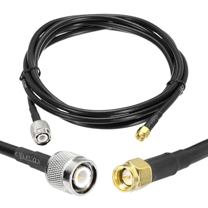 MECCANIXITY 3ft/0.9 M RG58 SMA Male to TNC Male Coaxial Cable, 50 Ohm, Low Loss, for CB Radio, GPS Antenna, Wi-Fi Radios, RF Device - size: 3ft/0.9 M