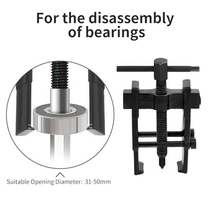 Beam 2 Jaw Puller 2" Bearing Gear Pullers, 108mm T-Shaped Screw - size: 2Jaw 2In 65×108MM