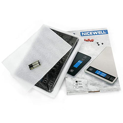 Nicewell Digital Kitchen Food Scale 22lb for Cooking Baking - color: Black