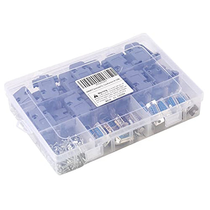 DB9 20 Sets Solder Connector 9PIN RS232 Terminal Adapter - style: DB9
