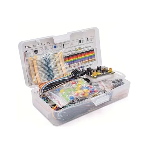 830 Points Breadboard Kit with Jumper Wires & Electronic Components for Arduino UNO R3, Electronics Starter Kit for Beginners, DIY Circuit Projects