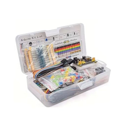 830 Points Breadboard Kit with Jumper Wires & Electronic Components for Arduino UNO R3, Electronics Starter Kit for Beginners, DIY Circuit Projects