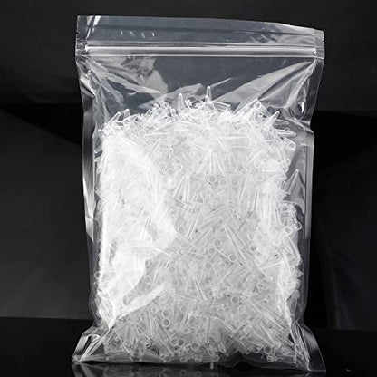 0.2ml Microcentrifuge Tubes 1000 Pieces, EO Sterilized Plastic Small Vials with Caps for Sample Storage Without Leakage(1000) (Pack of 3) - size: Sterile 0.2ml 1000pcs (Pack of 3)