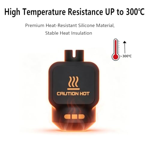 Hotend Silicone Sock, 12Pcs High‑Temp Heater Block Cover for Bambu Lab P2S - size: For P2S
