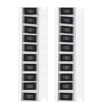 PATIKIL 2512 Surface Mount Device Chip Resistor Kit, 20Pcs 1K Ohm 1% Tolerance 1W DIY Resistor Ceramic Resistance Assortment Kits for Electronic Products - style: 1K Ohm