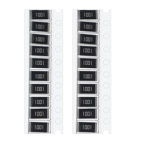 PATIKIL 2512 Surface Mount Device Chip Resistor Kit, 20Pcs 1K Ohm 1% Tolerance 1W DIY Resistor Ceramic Resistance Assortment Kits for Electronic Products - style: 1K Ohm