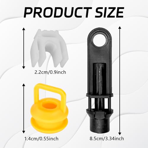 5PCS Transmission Shifter Linkage Cable Bushing Repair Kit, Shifter Bushing Replaces# 14104 15276979 52855956AG Compatible with Chevy Silverado 1500 2500 3500, Buick, Cadillac, GMC, RAM