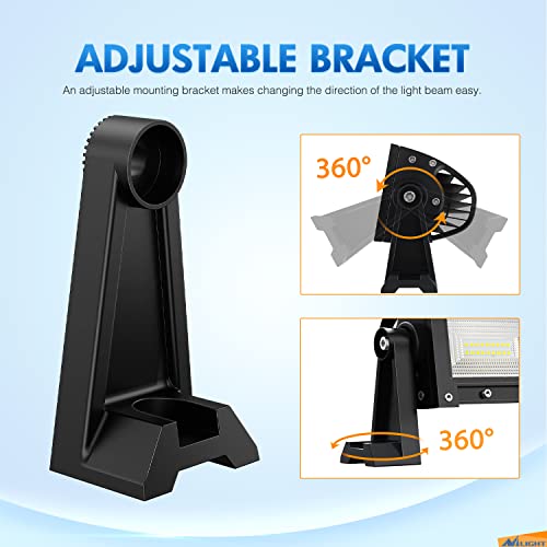 Nilight 2PCS Side-Mounted Brackets Universal Adjustable - color: Side Brackets