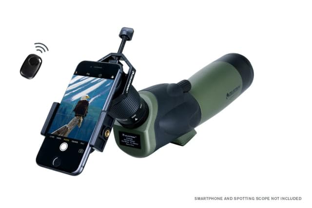 Celestron Smartphone Adapter & Bluetooth Remote for Telescope Eyepieces - style: Basic Smartphone Adapter DX with Bluetooth