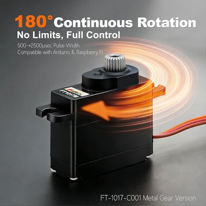 7.4V 10.5KG Metal Gear Digital Mini Servo Motor, High Torque 180 Degree RC Servo for TRX4M, SCX24, 1/10 Scale Cars, Robotics, Boats & Planes, Upgraded Metal Gear System (7.4V 5.5KG-180°) - size: 7.4V 5.5KG-180°