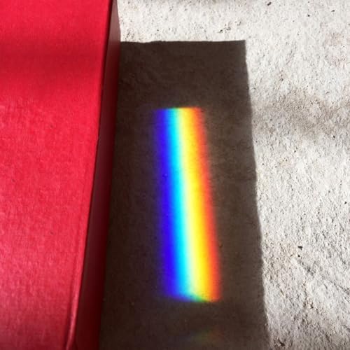 2 Inch K9 Optical Glass Prism Triangle for Rainbow Maker, Clear Light Refraction Suncatcher for Photography Physics Education Science Classroom Decor