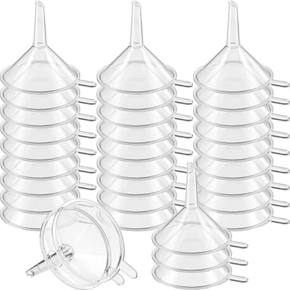 Hoolerry 100 Pcs Small Funnels for Filling Small Bottle Mini Funnel, 2.16''