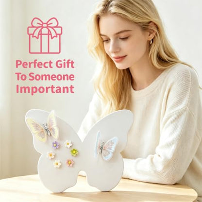 2 Pcs Small Magnetic Board, Cute Magnet Display Stand for Tabletop - color: 2pcs White