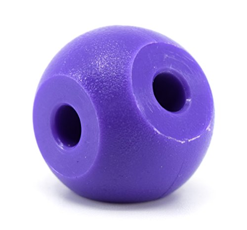 Purple Molecule Balls, 10 Pack, 2.2cm, 5 Holes - Molecular Model Parts - Eisco Labs