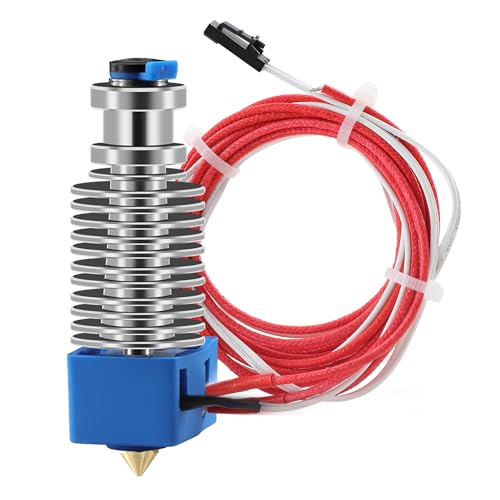 Prusa I3 MK3S+ Hotend Extruder Assembly, J-Head Print Head Kit Compatible with Prusa I3 MK3 MK3S MK3S+ 3D Printer Replacement Hot End with Thermistor & Heating Wire