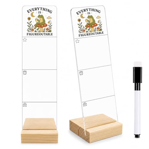 Everything is Figureoutable Memo Board Office Acrylic Monitor Memo Board - color: Everything is Figureoutable