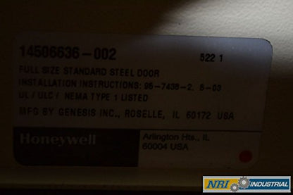 HONEYWELL 14506635-002 Assembly Wall-Mount Steel 38X24X9 in Enclosure D302985