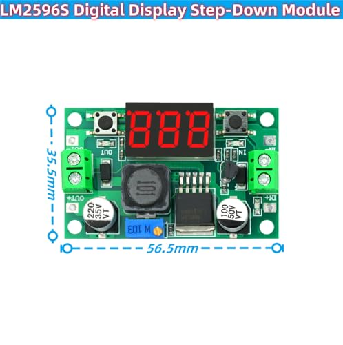 3Pcs LM2596 DC-DC Buck Converter Modul