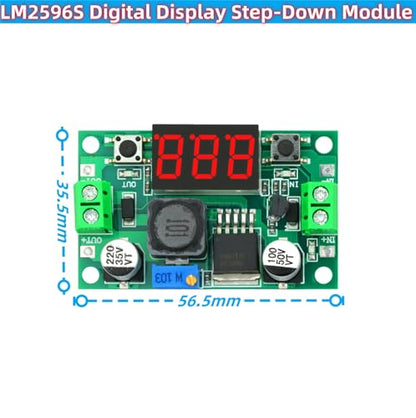3Pcs LM2596 DC-DC Buck Converter Modul