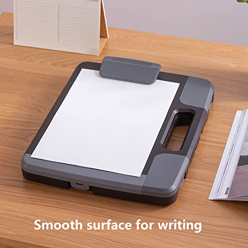 Heavy Duty Clipboard with Storage Case, Portable Handle Clipboard