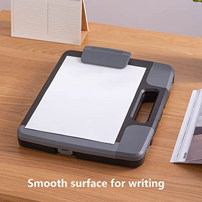 Heavy Duty Clipboard with Storage Case, Portable Handle Clipboard