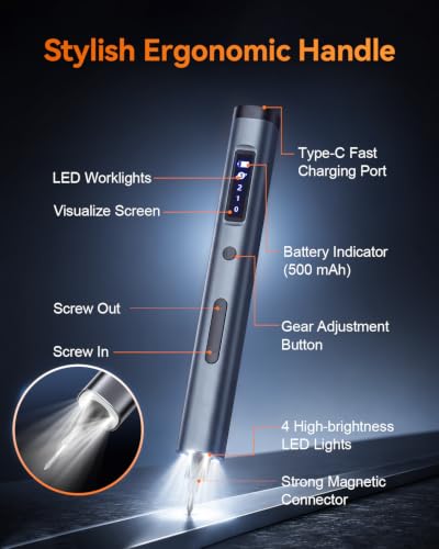 SOONAN 167 in 1 Mini Electric Screwdriver, Precision Power Screwdriver Set - size: 167 in 1