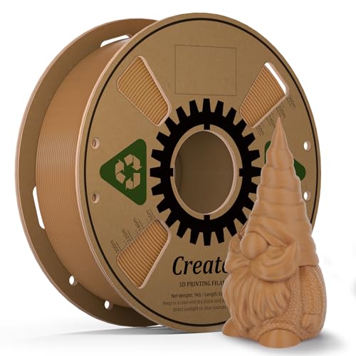 Creator High Speed PLA 3D Printer Filament 1.75mm, Rapid PLA for Max 500mm/s High Speed Printing, High Toughness,Dimension Accuracy +/-0.02mm,High Fluidity 3D Printing Filament 1kg Spool (Light Brown) - color: Hs Pla Lightbrown
