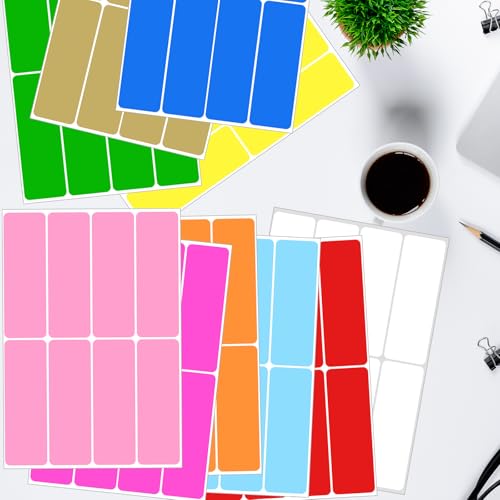 480pcs 3x1 inch Colored Label Sticker Moving Labels for Boxes