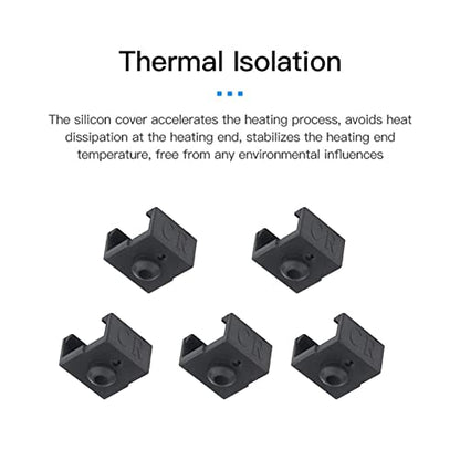 Ender 3 V2 Neo 5pcs Silicone Sock and 10pcs 0.4mm Nozzle
