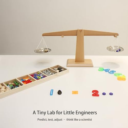 Balance Teaching Scale and Loose Parts, Teacher Supplies, Classroom Must Haves,Preschool Activities, Back to School, Math Manipulative, Teaching Supplies, Toddler Science