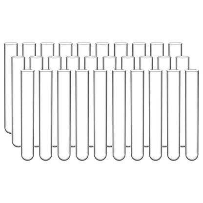 StonyLab Borosilicate Glass Round Bottom Test Tubes, 15mm OD X 100mm Length (Pack of 30) - style: 30 Pack