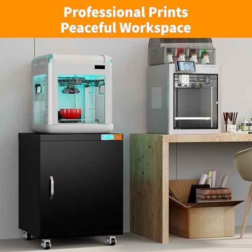 Mobile 3D Printer Stand with Filament Storage & Dehumidifier - color: 3D-LZB