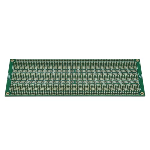 Double Sided ENIG Protoboard, Solderable Breadboard, Electronic Circuit Board for DIY Prototype Circuit, FR4, Plated Through Hole Solder Prototype Board, ST-Proto (3" x 8") - style: 3" x 8"
