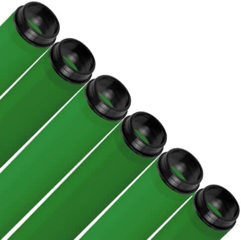 KASTLITE Green T12 Fluorescent Tube Guard Safety Sleeve, 48", 6-Pack - color: Green