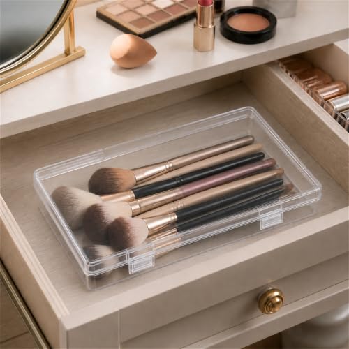 Guyuyii Small Clear Containers with Lids, 24 Pack Mixed-Size Boxes