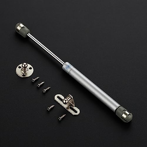 Silver Cabinet Gas Struts Lid Support, 10 Inch, 2 PCS, 80N/18 LB - size: 80N/18 LB