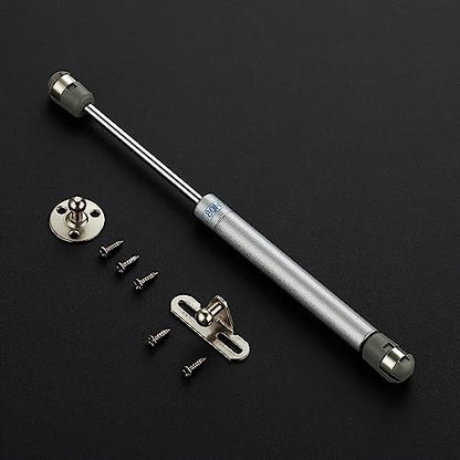Silver Cabinet Gas Struts Lid Support, 10 Inch, 2 PCS, 80N/18 LB - size: 80N/18 LB